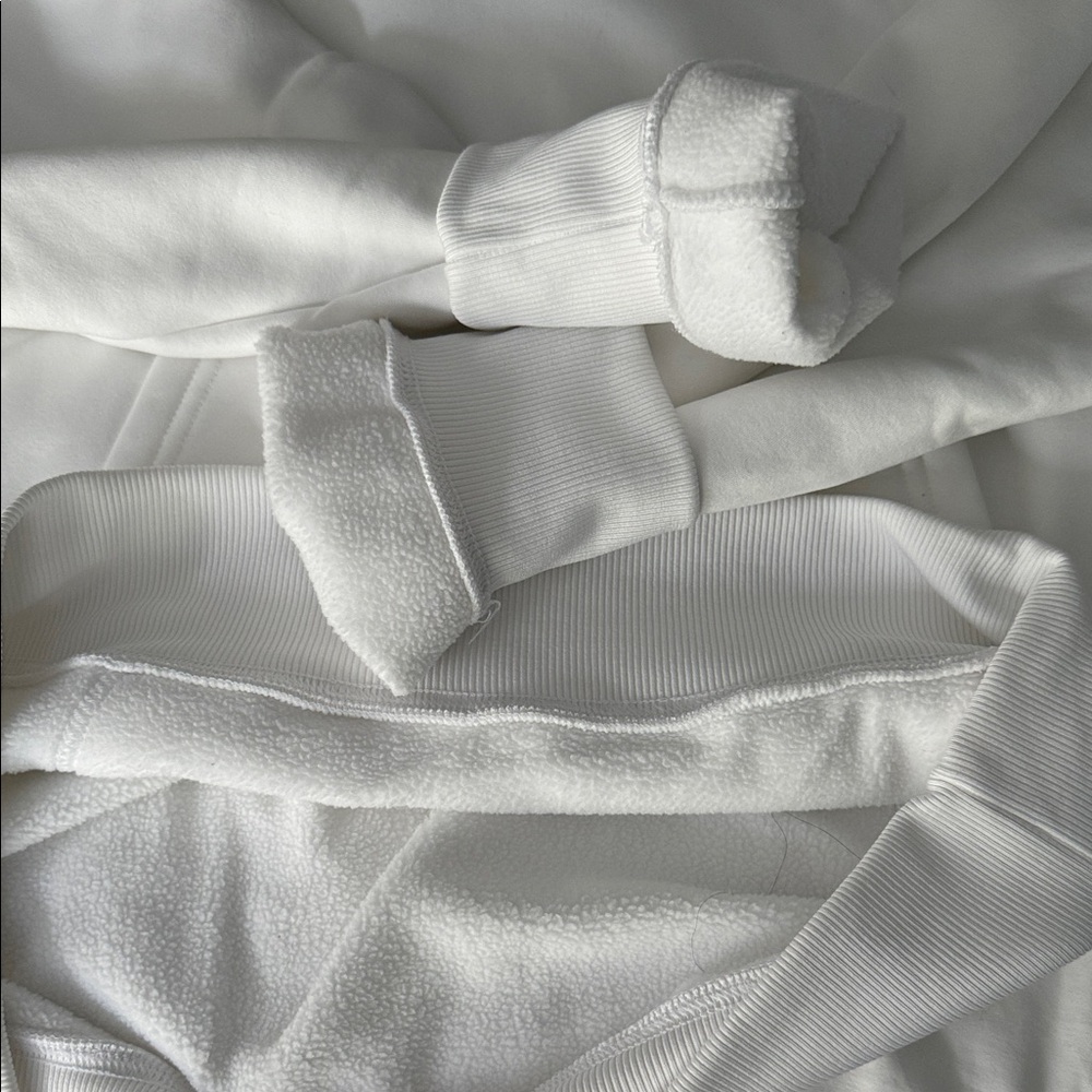 Nike White Hoodie with Black Swoosh ( unisex) - Picture 10 of 11